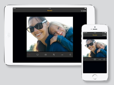 per Smartphone oder Tablet